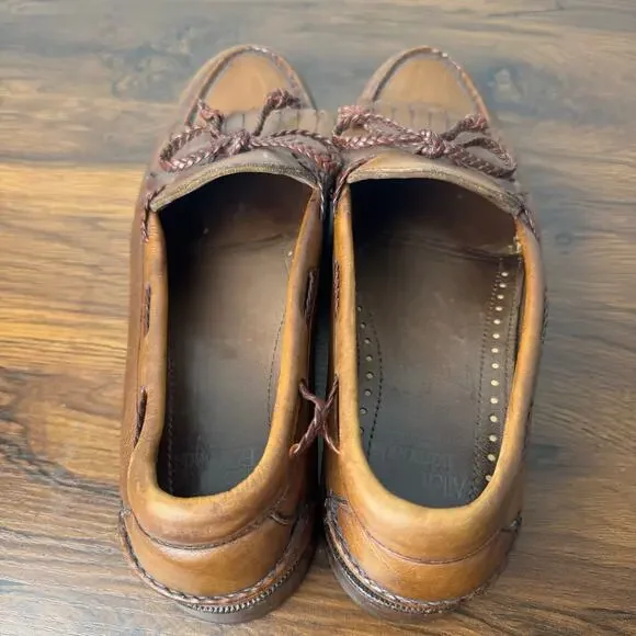 Allen Edmonds 11 D Woodstock Classic Leather Tassel Loafers Dress Shoes - Picture 5 of 9